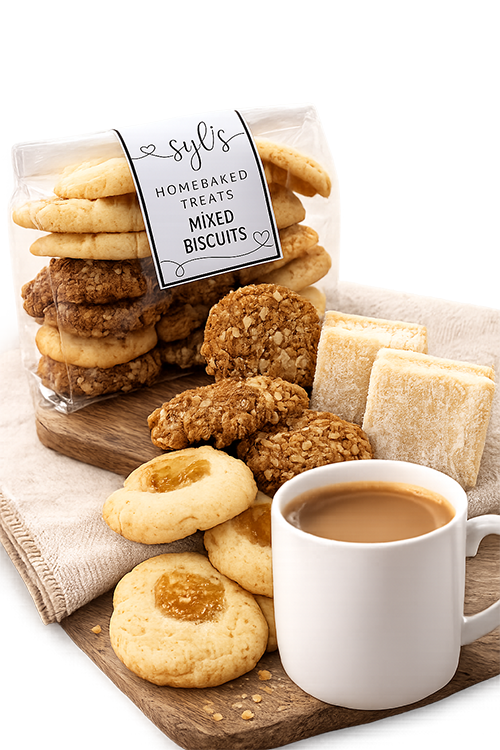 Syl's Home Baked Treats - 250g Mixed Butter Biscuits