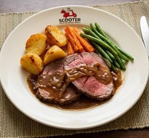 6/11 - Thursday - Roast Beef, Roast Potatoes, and Seasonal Vegetables of the Day