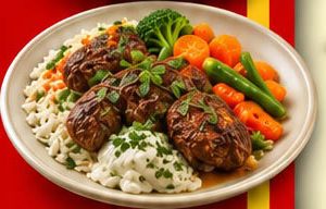 09/30 Wednesday - Chicken schnitzel savoury cous cous with veg